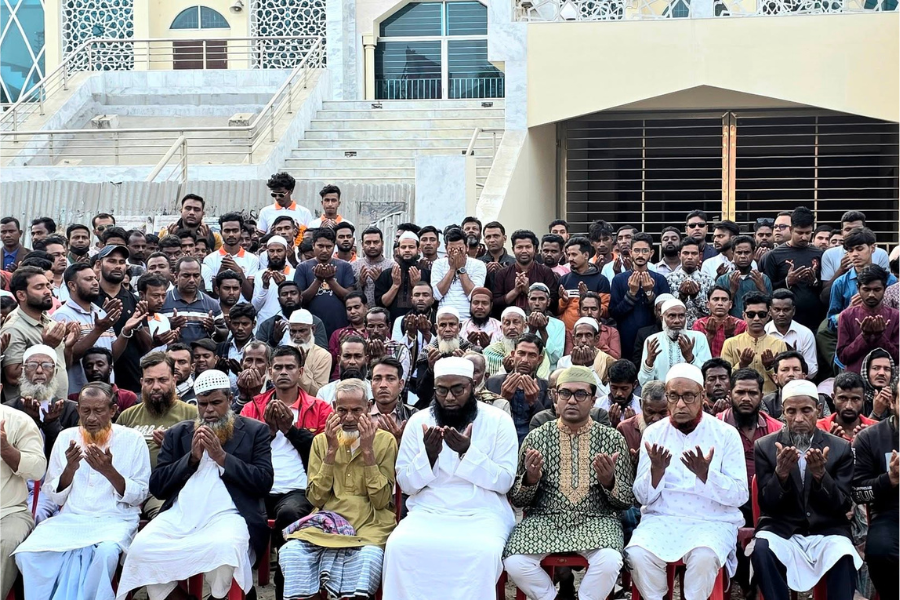 নির্বাচনে বিএনপির বিজয়ে গৌরীপুরে দোয়া ও মিলাদ মাহফিল