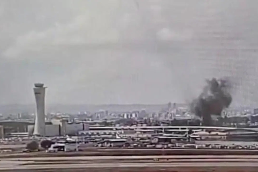 ইসরায়েলের প্রধান আন্তর্জাতিক বিমানবন্দরে ভয়াবহ হামলা