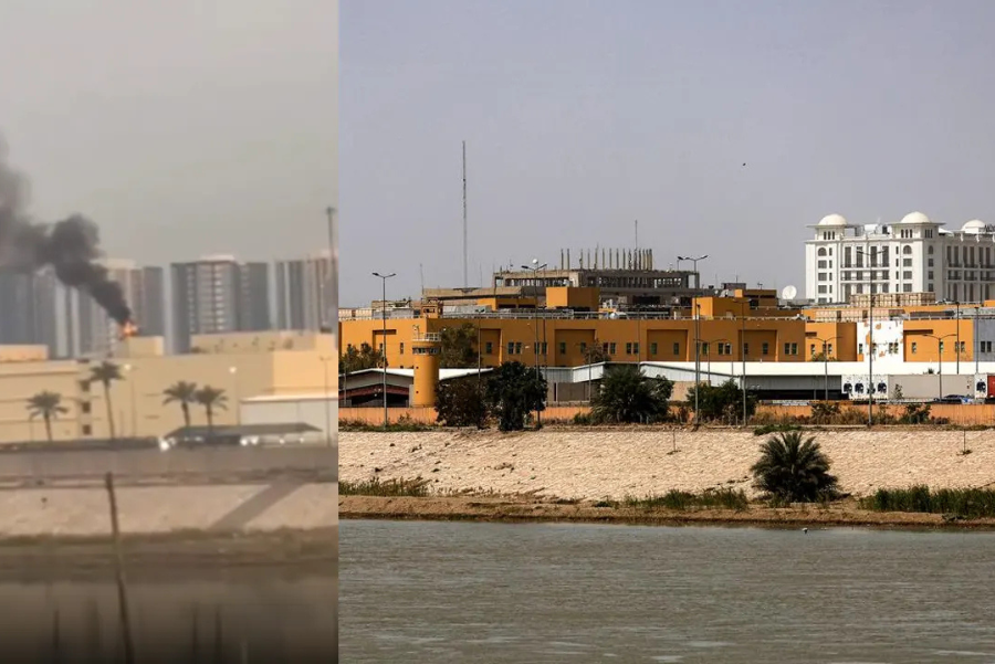 ইরাকে মার্কিন দূতাবাসে ক্ষেপণাস্ত্র হামলা