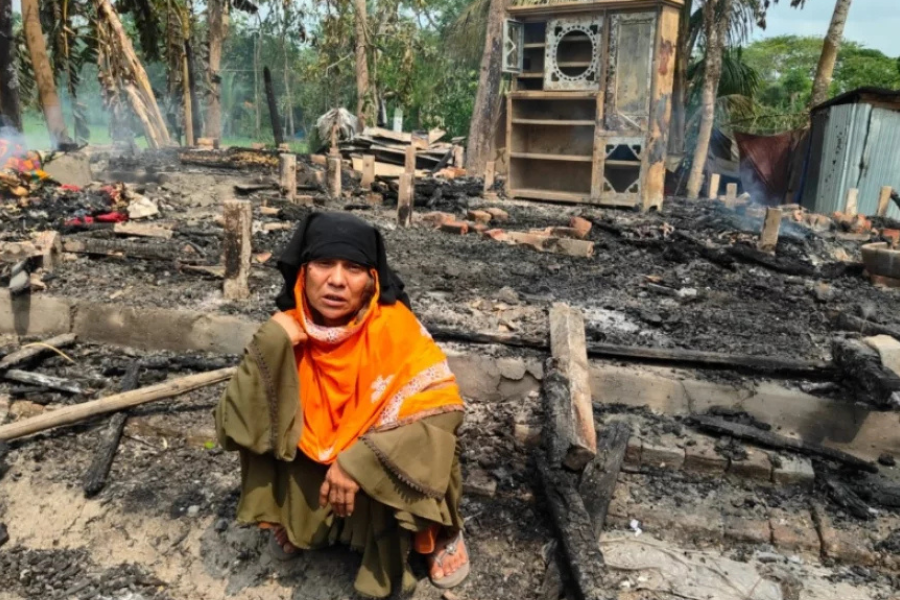 মাদকের টাকা না পেয়ে ঘরে আগুন দিল ছেলে