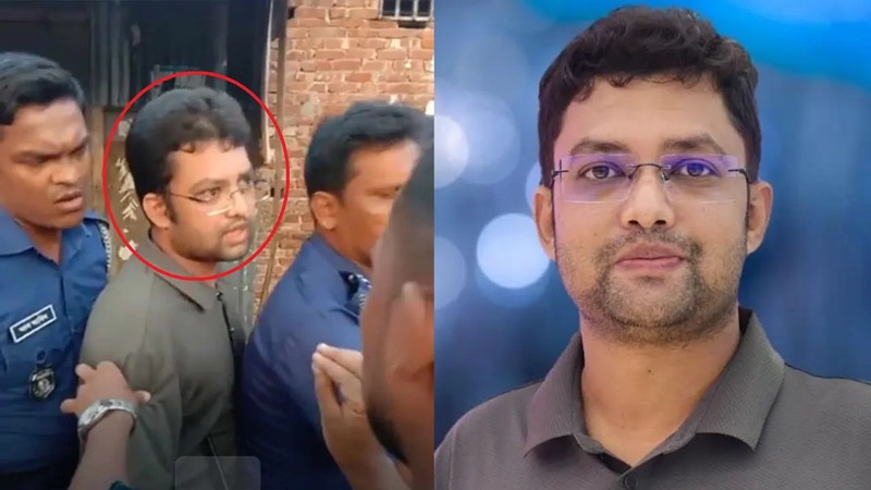 নিষিদ্ধ ছাত্রলীগ নেতা নাঈমকে পুলিশে দিল ছাত্রদল