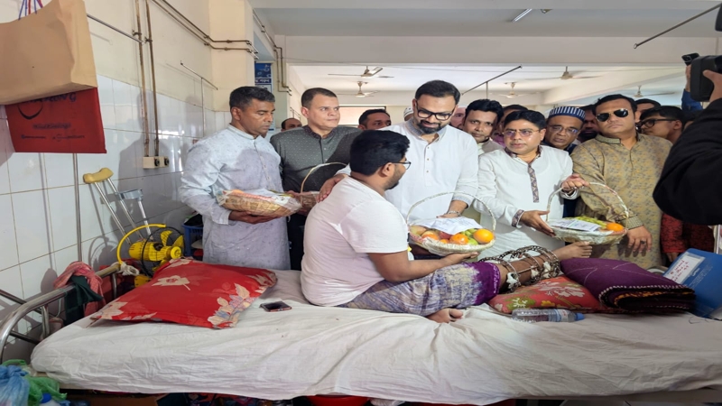 আহত পরিবারের পাশে থাকবে বিএনপি- আমিনুল হক