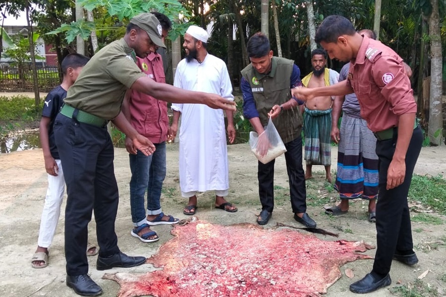 চামড়া নিয়ে ঝামেলায় পড়লে আনসারকে বলুন