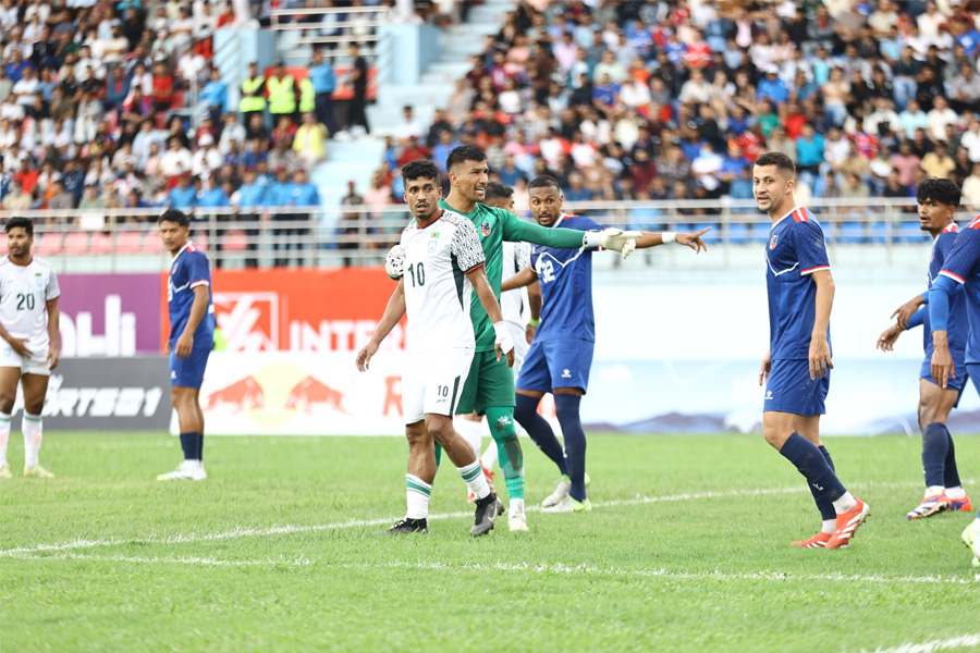 হামজা-শমিতকে ছাড়া নেপালে আটকা বাংলাদেশ