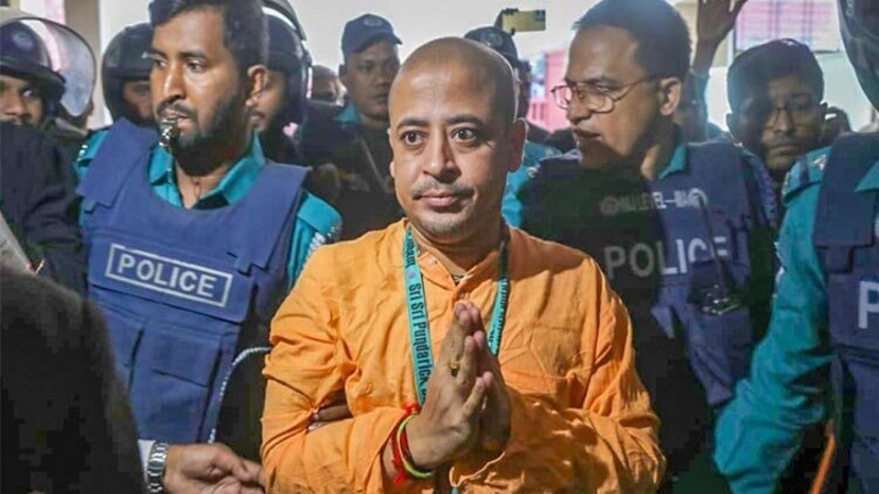 চিন্ময় দাস আরও চার মামলায় গ্রেপ্তার