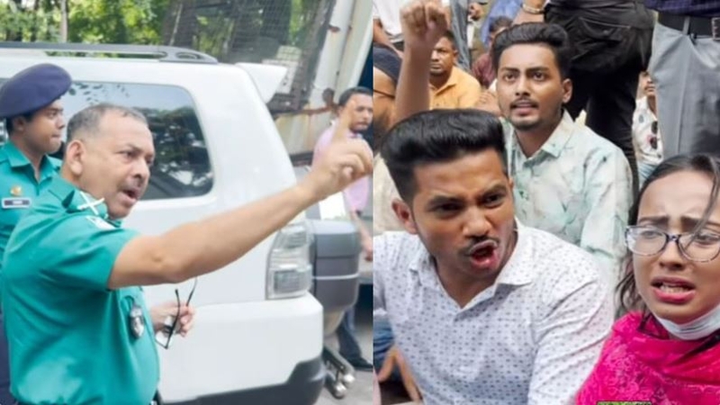 ডিএমপি কমিশনারের ৫ মিনিটের আলটিমেটাম