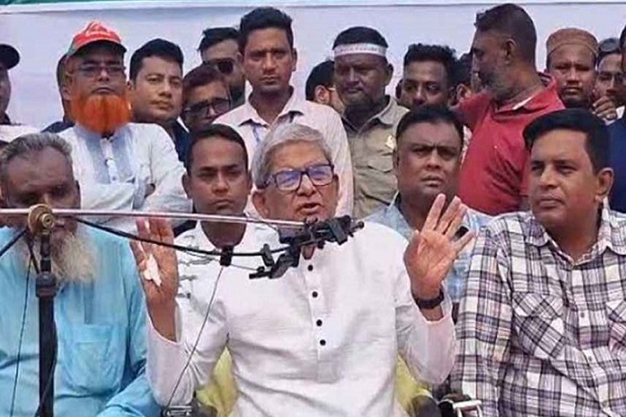 নিজ মাটি ছেড়ে আমরা কখনো পালাব না: মির্জা ফখরুল