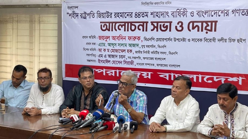 বিএনপি’র সমালোচনায় ব্যস্ত অন্তর্বর্তী সরকার : ফারুক