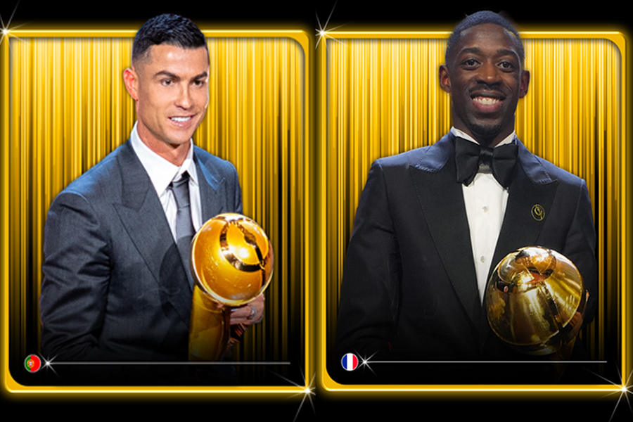 গ্লোব সকারেও সেরা দেম্বেলে, রোনালদোর ঘোষণায় হাজার গোল