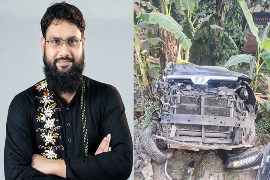 সড়ক দুর্ঘটনায় এমপি মুজাহিদ আহত, ট্রাকের ধাক্কায় গাড়ি ছিটকে পড়লো খাদে