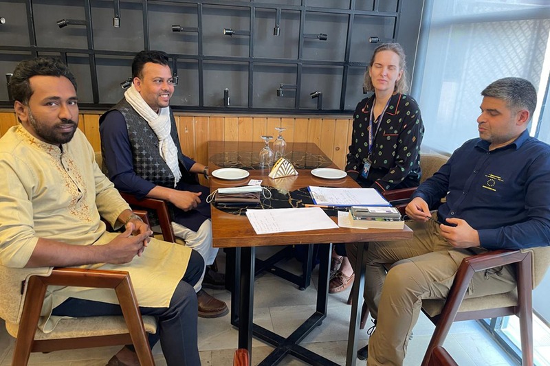 ‎সুষ্ঠু নির্বাচনে ইইউ পর্যবেক্ষকদের সঙ্গে গণঅধিকার প্রার্থীর আলোচনা