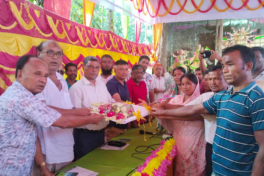 নীলফামারীতে বিএনপিতে যোগ দিলেন ৭ শতাধিক সনাতন ধর্মাবলম্বী