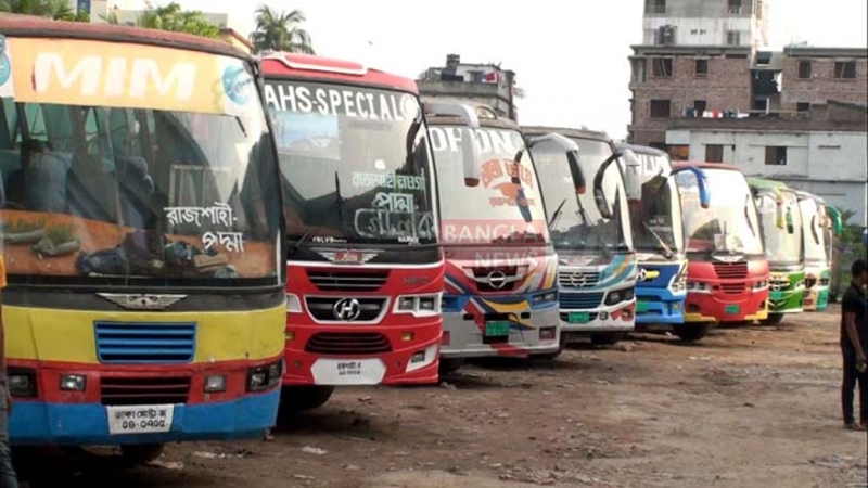 রাজশাহী- চাঁপাইনবাবগঞ্জ রুটে বাস বন্ধ