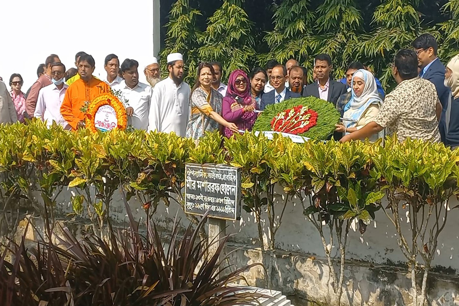 রাজবাড়ীতে মীর মশাররফের ১৭৮তম জন্মবার্ষিকী পালিত