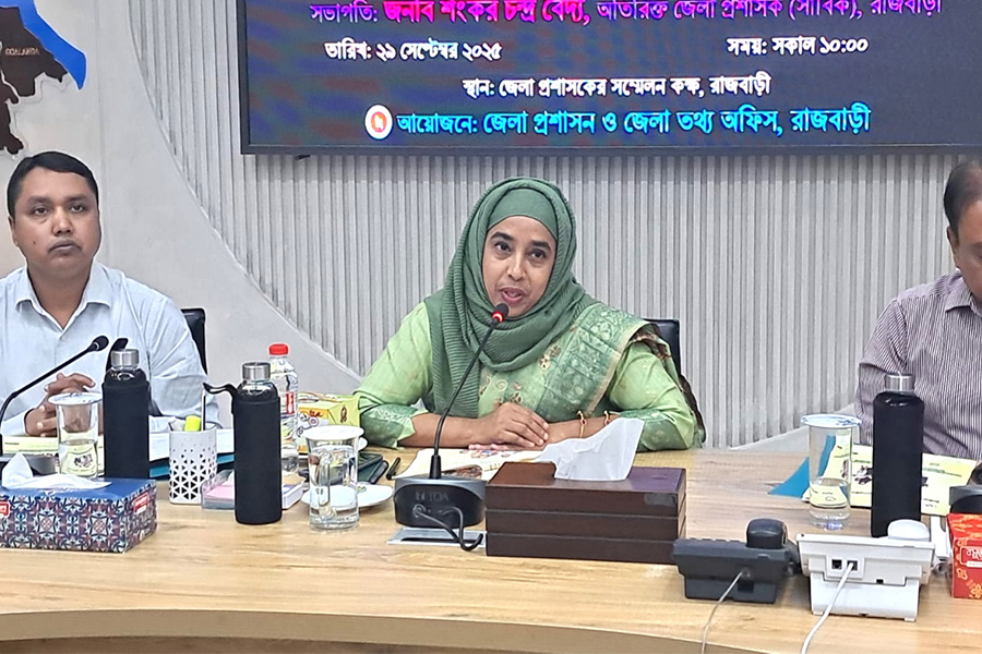 রাজবাড়ীতে টাইফয়েড টিকাদান ক্যাম্পেইন নিয়ে ওরিয়েন্টেশন কর্মশালা