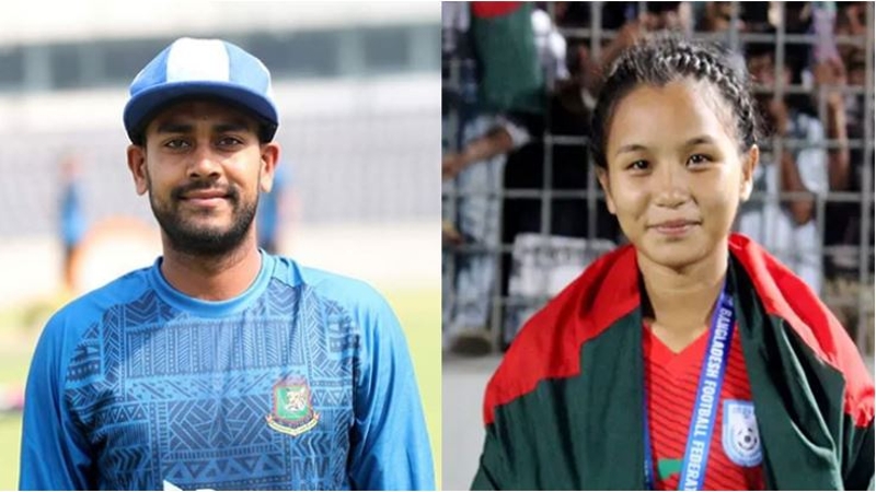 বর্ষসেরা ক্রীড়াবিদ মিরাজ, দর্শকের ভোটে ঋতুপর্ণা