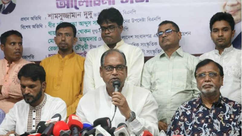 দ্রুত নিবার্চনে দেশ বিশৃঙ্খলা থেকে রক্ষা পাবে- দুদু