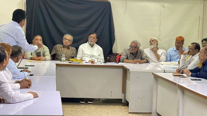 রাজশাহী জেলা নেতাদের সঙ্গে বৈঠকে আবদুস সালাম