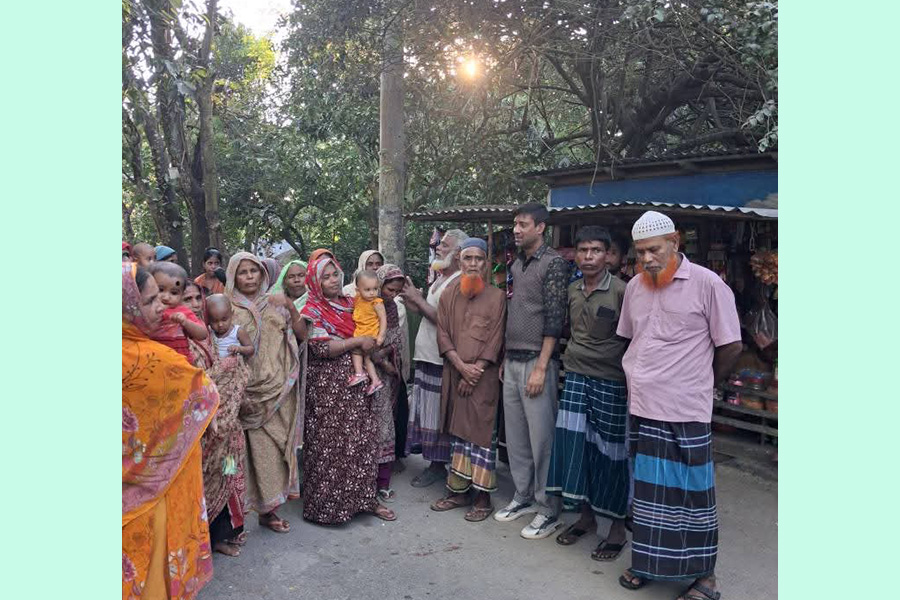সারিয়াকান্দিতে ৮ ও ৬ নং ওয়ার্ডে ধানের শীষের প্রচারণা