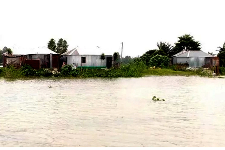 সিরাজগঞ্জে যমুনার পানি বৃদ্ধিতে নিম্নাঞ্চলে প্লাবন শুরু