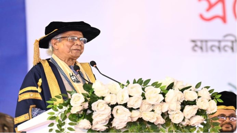 শিক্ষার্থীদের নতুন বিশ্ব গড়ার স্বপ্ন দেখার আহ্বান জানালেন প্রধান উপদেষ্টা